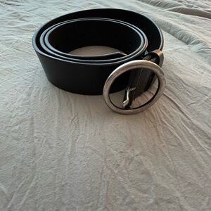 Women’s set of Black Leather Belts